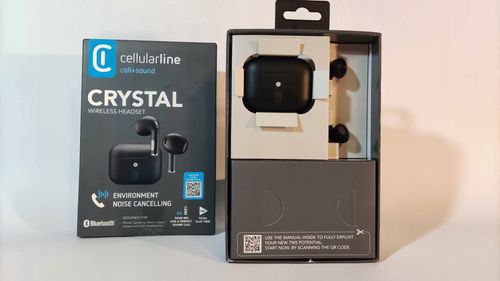 Słuchawki douszne CELLULARLINE Crystal Czarny na Arena.pl