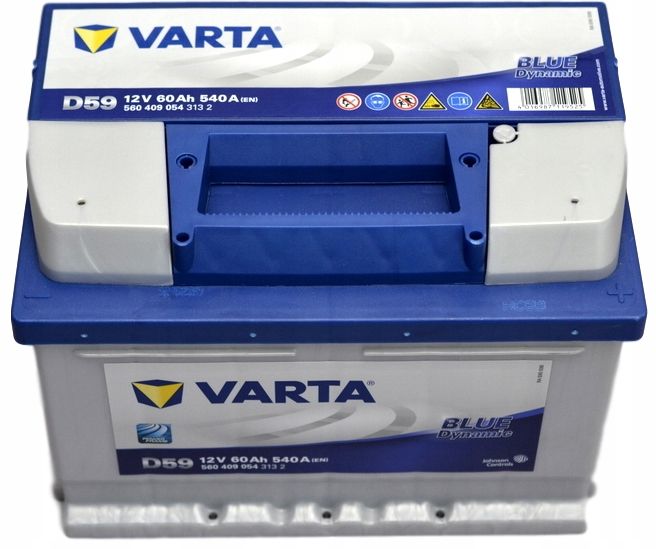 AKUMULATOR SAMOCHODOWY VARTA BLUE DYNAMIC 60AH 540A 12V D59 zdjęcie 3