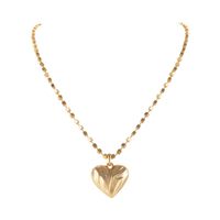 naszyjnik z gniecionym sercem (c25/jes/12au)