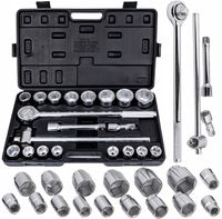 ZESTAW DUŻE KLUCZE NASADOWE 21EL. 3/4 DUŻE NASADKI ZESTAW TIR