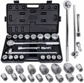 ZESTAW DUŻE KLUCZE NASADOWE 21EL. 3/4 DUŻE NASADKI ZESTAW TIR