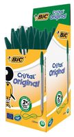 DŁUGOPIS CRISTAL ORIGINAL ZIELONY (50SZT) BIC