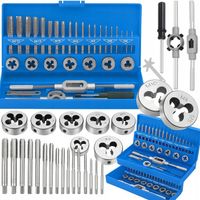 GWINTOWNIKI I NARZYNKI ZESTAW GWINTOWNIKÓW I NARZYNEK M3-M12 32 EL