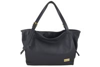 Modna shopperka damska na ramię - Szara ciemna