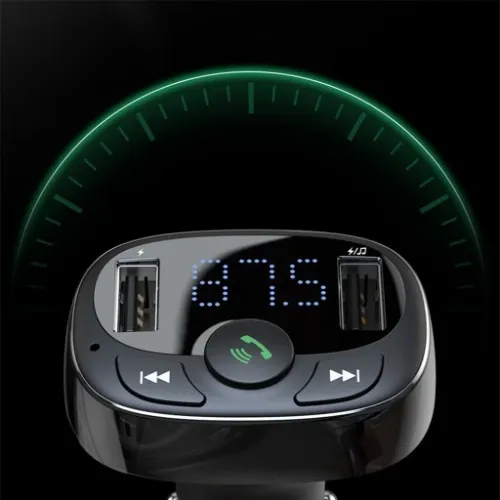 BASEUS ŁADOWARKA TRANSMITER FM BLUETOOTH BT MP3 2XUSB MICRO SD DO AUTA na Arena.pl