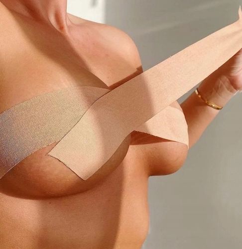 TAŚMA MODELUJĄCA UNOSZĄCA DEKOLT BIUST BOOB TAPE BIUSTONOSZ PUSHUP TAPING na Arena.pl