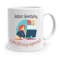 Kubek Prezent Dla Sekretarki Jestem Sekretarką Z Nadrukiem Ze Zdjęciem