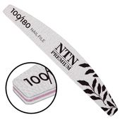 Pilnik do paznokci łódka zebra 100/180 NTN Premium pakiet 10 szt