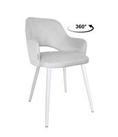 Krzesło obrotowe Milano podstawa biała MG39