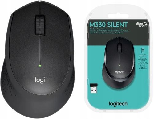 Mysz bezprzewodowa Logitech M330 SILENT 910-004909 laptopa komputera cicha na Arena.pl