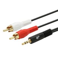 TB Kabel Audio mini-JACK 3,5mm 2x RCA M/M 2,5m Cinch 2.5m