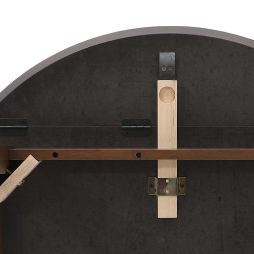 Stół jadalny Brązowy lite drewno guma na Arena.pl