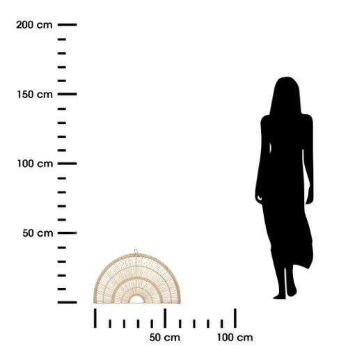 Dekoracja ścienna Reed z trzciny zdjęcie 3