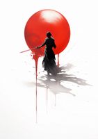 Plakat 42x59,4cm Samotny Samuraj