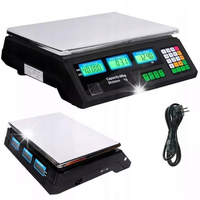 ELEKTRONICZNA WAGA SKLEPOWA LCD KALKULACYJNA 40KG HANDLOWA BAZAR PRECYZYJNA