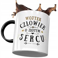 Kubek Czarny Dla Wojciecha Wojtka Kolegi Prezent Z Nadrukiem Ze Zdjęciem