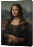 Obraz 60x90cm Mona Lisa, Da Vinci Vintage do Salonu