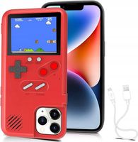 Etui na telefon Chu9 Game 168 gier wideo, czerwone, iPhonem 12, 12 Pro