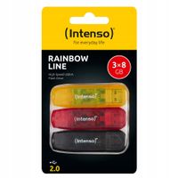 Pendrive Intenso Rainbow Line 8GB USB Stick 2.0 8 GB USB 2.0 wielokolorowy