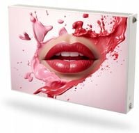 Mata magnetyczna magnes na grzejnik kaloryfer na wymiar POMALOWANE USTA