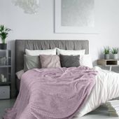 Koc narzuta CINDY 150x200 pudrowy