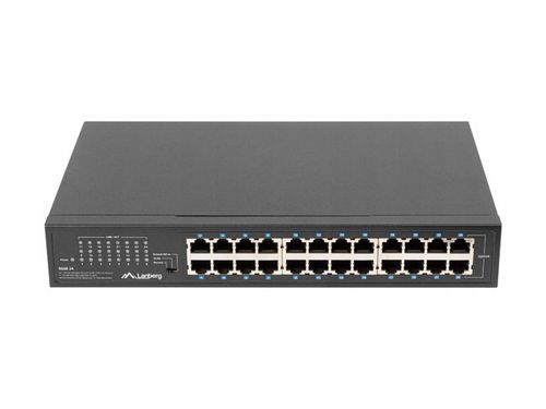 SWITCH 24 PORT 24x 1GB GIGABIT RACK 19 LANBERG na Arena.pl