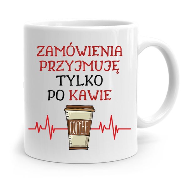 Dla Kelnera Kubek Na Prezent Zamówienia Po Kawie Z Nadrukiem Ze Zdjęciem zdjęcie 1