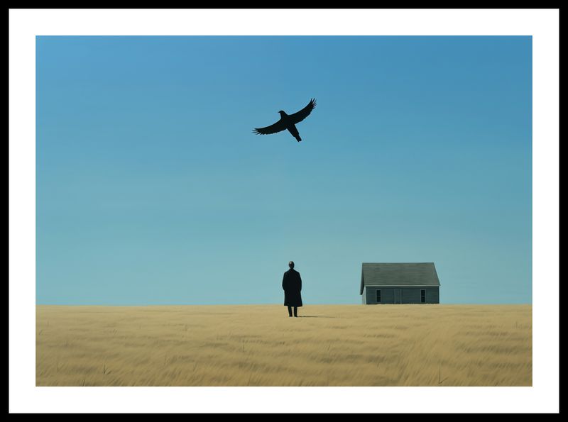 Plakat 59,4x42cm Samotny i Wolny zdjęcie 3