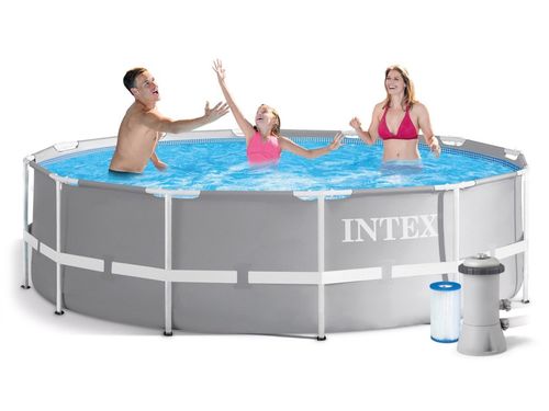Basen ogrodowy stelażowy 366x99 zestaw zestaw 4w1 INTEX 26716 na Arena.pl
