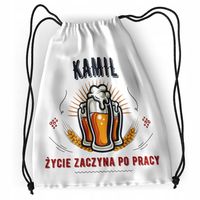 Plecak Dla Kamila Sportowy Szkolny Worek Torba Z Nadrukiem Ze Zdjęciem