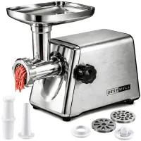 Maszynka do mielenia mięsa elektryczna stalowa 3 sitka 800w zestaw