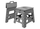 Taboret stołek składany antypoślizgowy krzesło podest 150kg 32cm szary