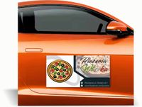 Magnes na samochód reklama magnetyczna 60x30 pizzeria włoska różne wzory