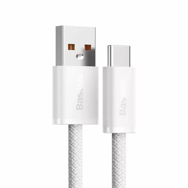 Kabel USB do USB-C Baseus Dynamic Series, 100W, 2m (biały) zdjęcie 1