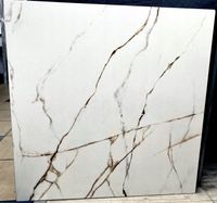 Gres marmuropodobny 60x60 CALACATTA CARRARA złoto