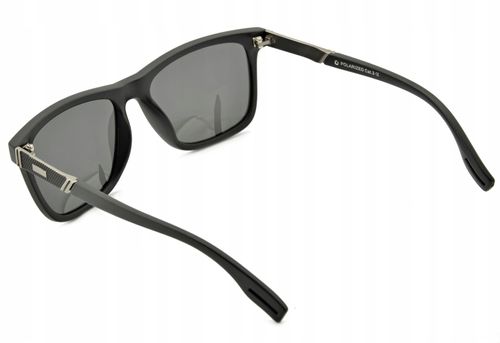 Okulary PRZECIWSŁONECZNE Nerd POLARYZACYJNE czarne na Arena.pl