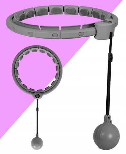 Hula-hop ODCHUDZAJĄCE z LICZNIKIEM KOŁO z obciążeniem WYPUSTKAMI na Arena.pl