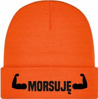 Czapka zimowa TWÓJ WŁASNY HAFT LOGO NAPIS GRAFIKA MORSUJĘ PREZENT DLA MORSA