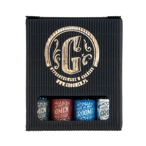 Groomen Zestaw olejków do brody, 5x4ml zdjęcie 1