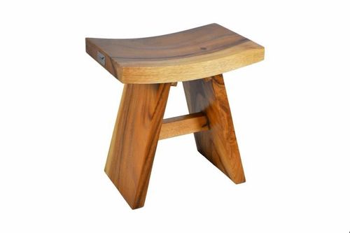 Taboret z drewna suar DIVERO D04260 na Arena.pl