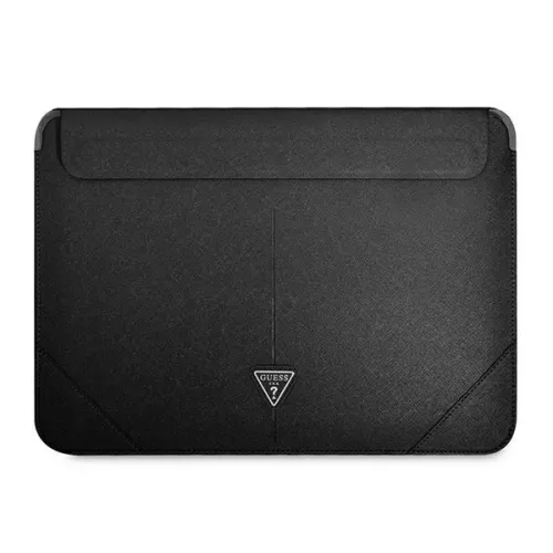 Pokrowiec Guess Saffiano Triangle Logo na laptopa 14'' - czarny na Arena.pl