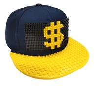 czapka z daszkiem dla dorosłych klocki dolary