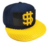 czapka z daszkiem dla dorosłych klocki dolary