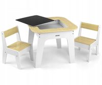 Stolik i dwa krzesełka Milly Mally Zestaw mebli Olaf Blocks