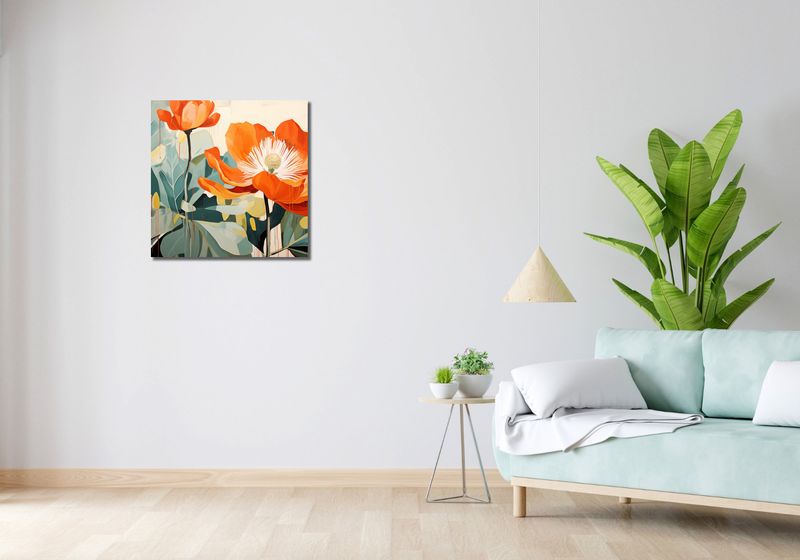 Obraz 60x60cm Żywa Pejzażystyka zdjęcie 2