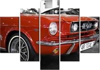 105CM 150CM OBRAZ 5 ELEM KLASYCZNY MUSTANG DRUK