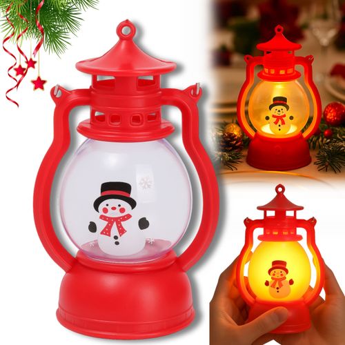 LAMPION 12,6 CM LED BAŁWANEK ŚWIECZNIK OZDOBA na Arena.pl