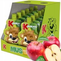 KUBUŚ Mus 100% JABŁKO Banan Bez Cukru 12 x 100g