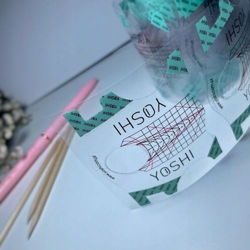 Yoshi Szablon Do Przedłużania Paznokci plastikowe formy Transparentne na Arena.pl