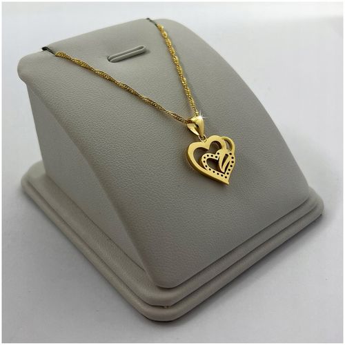 ZŁOTY NASZYJNIK SERCE SERDUSZKO 925 PREZENT DLA KOBIETY, ŻONY, MAMY, CÓRKI na Arena.pl